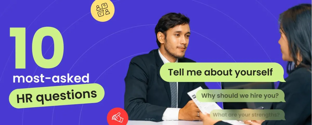 10 Most-asked HR questions for freshers psychology & winning strategies